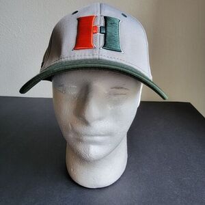 Pukka Performance Wick Hat Embroidered "H" Logo Gray Green Orange Canes Colors‎